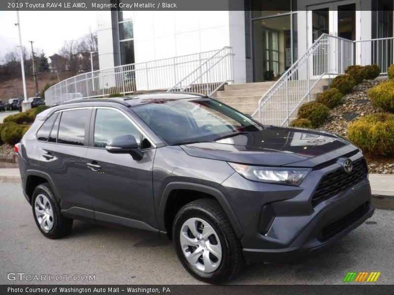 Magnetic Gray Metallic / Black 2019 Toyota RAV4 LE AWD