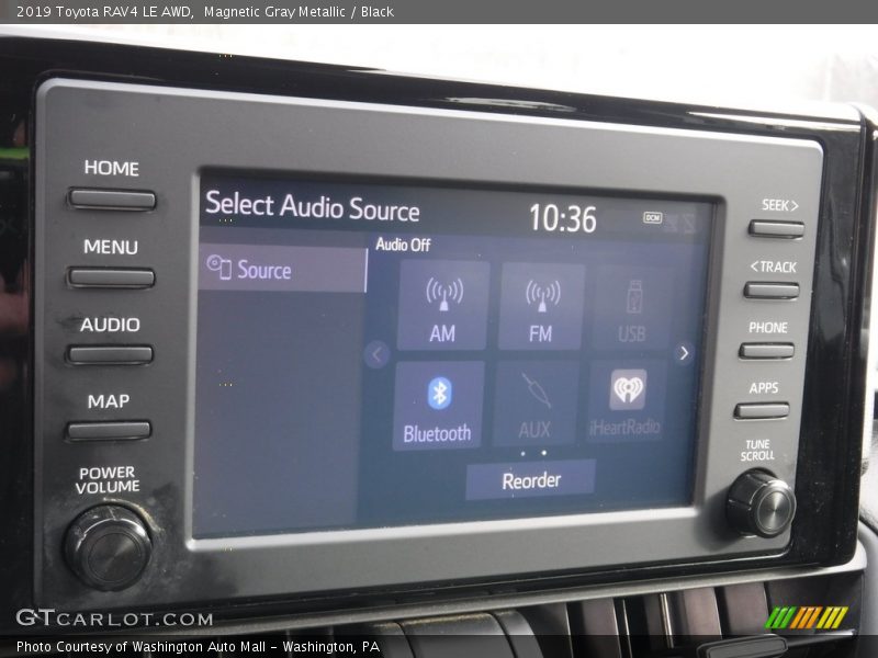 Magnetic Gray Metallic / Black 2019 Toyota RAV4 LE AWD