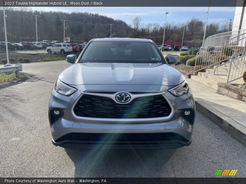 Moon Dust / Black 2023 Toyota Highlander Hybrid LE