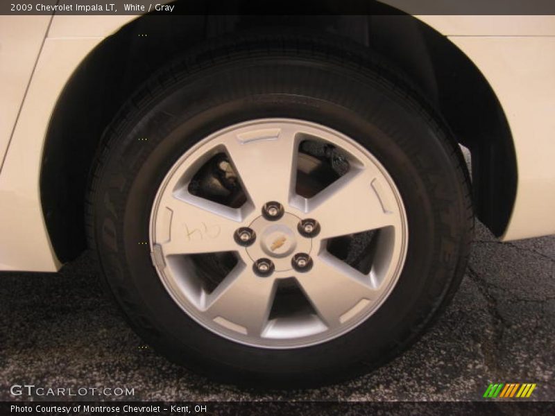 White / Gray 2009 Chevrolet Impala LT