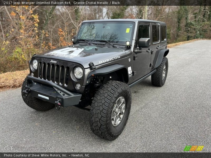 Granite Crystal Metallic / Black 2017 Jeep Wrangler Unlimited Rubicon 4x4