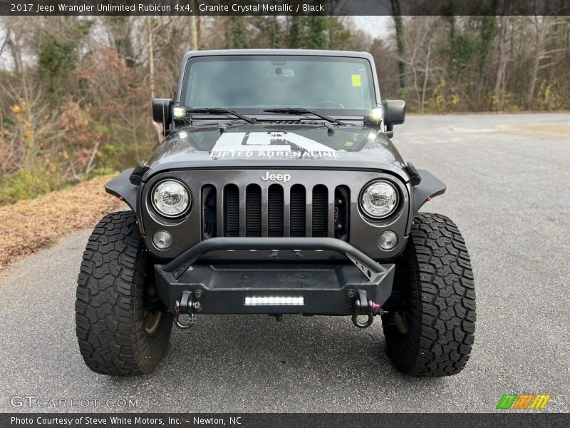 Granite Crystal Metallic / Black 2017 Jeep Wrangler Unlimited Rubicon 4x4