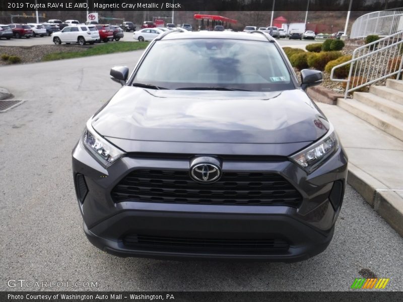 Magnetic Gray Metallic / Black 2019 Toyota RAV4 LE AWD