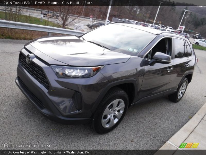 Magnetic Gray Metallic / Black 2019 Toyota RAV4 LE AWD
