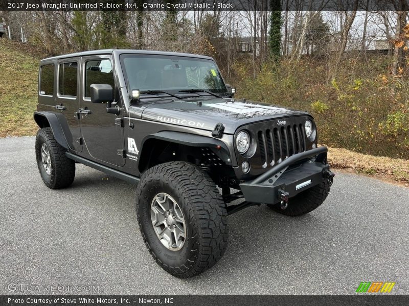 Granite Crystal Metallic / Black 2017 Jeep Wrangler Unlimited Rubicon 4x4