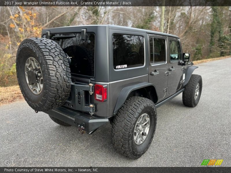Granite Crystal Metallic / Black 2017 Jeep Wrangler Unlimited Rubicon 4x4