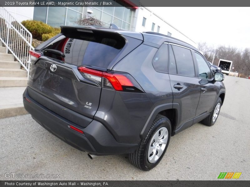 Magnetic Gray Metallic / Black 2019 Toyota RAV4 LE AWD