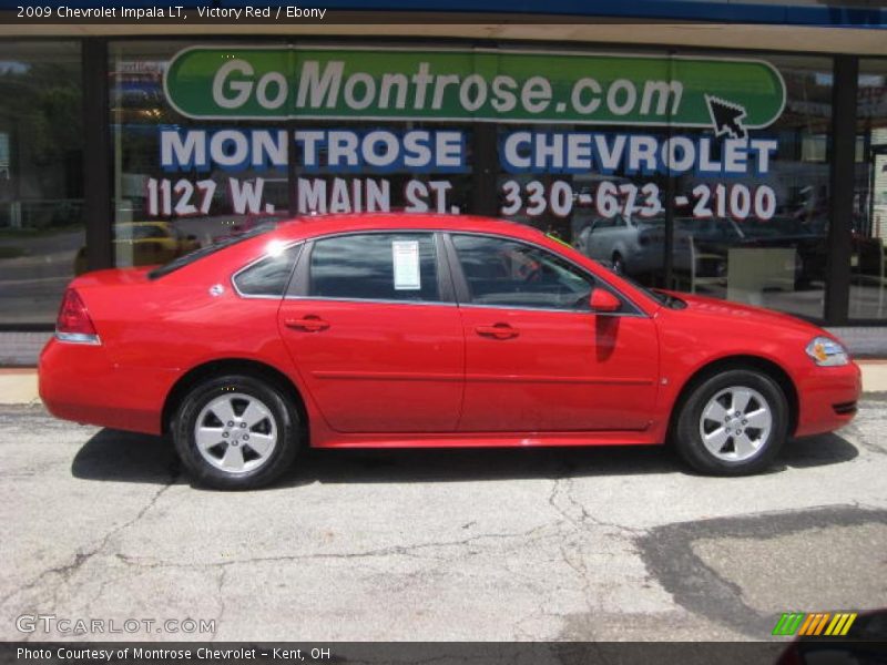 Victory Red / Ebony 2009 Chevrolet Impala LT