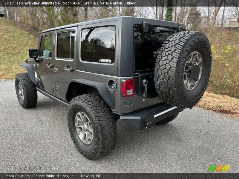 Granite Crystal Metallic / Black 2017 Jeep Wrangler Unlimited Rubicon 4x4