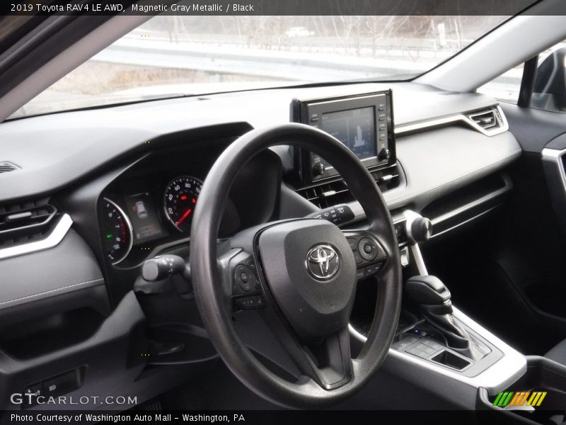 Magnetic Gray Metallic / Black 2019 Toyota RAV4 LE AWD