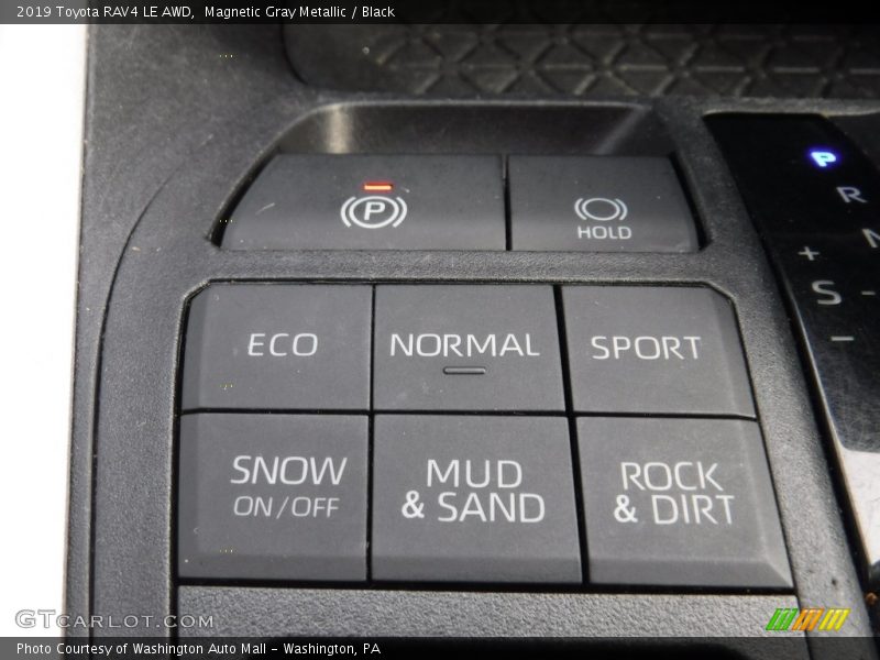 Magnetic Gray Metallic / Black 2019 Toyota RAV4 LE AWD