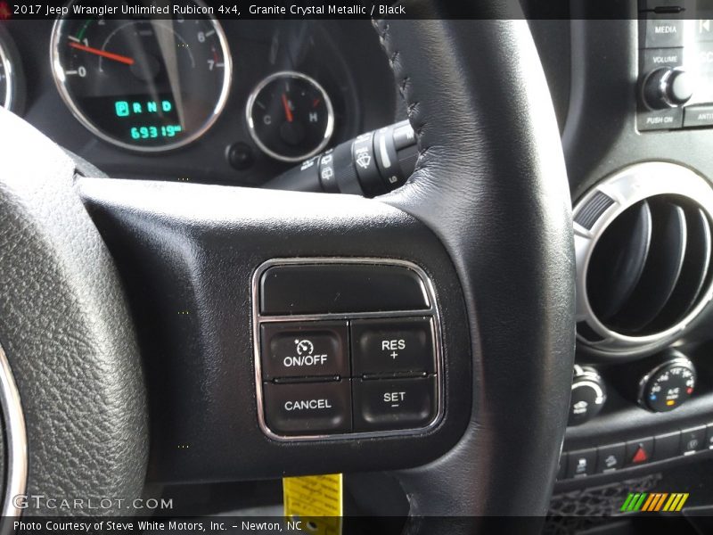 Granite Crystal Metallic / Black 2017 Jeep Wrangler Unlimited Rubicon 4x4