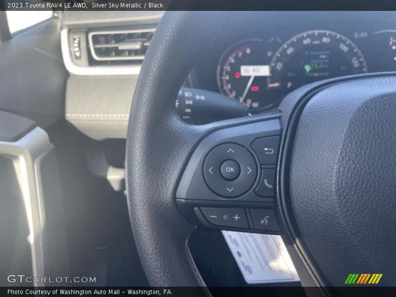 Silver Sky Metallic / Black 2023 Toyota RAV4 LE AWD