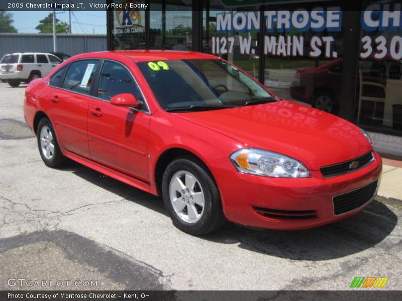 Victory Red / Ebony 2009 Chevrolet Impala LT