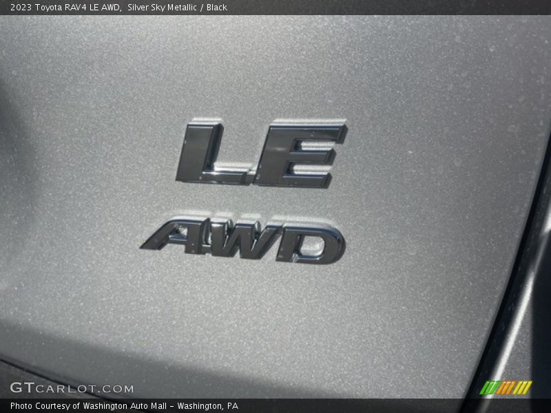 Silver Sky Metallic / Black 2023 Toyota RAV4 LE AWD