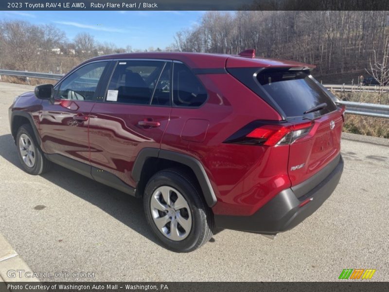 Ruby Flare Pearl / Black 2023 Toyota RAV4 LE AWD