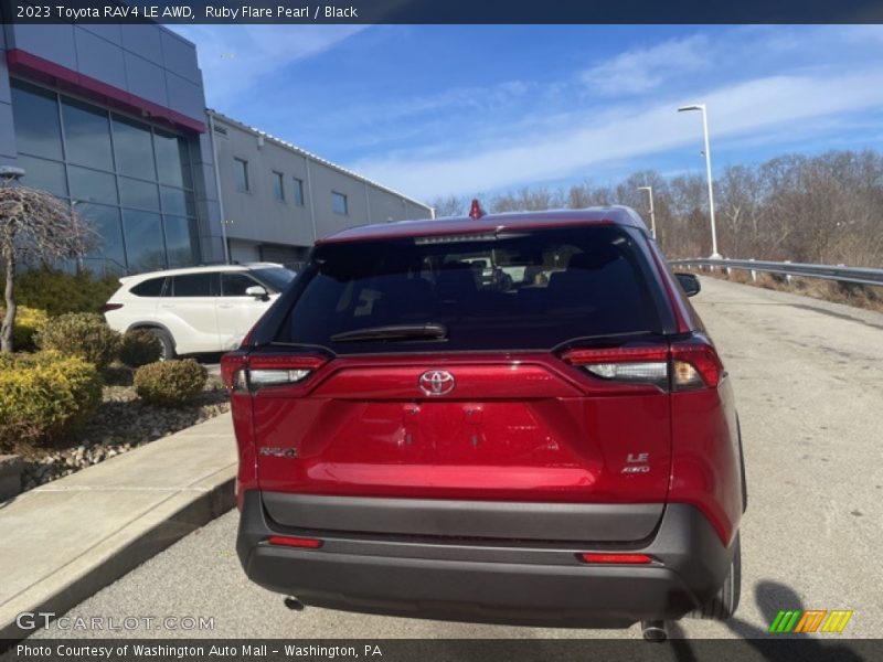 Ruby Flare Pearl / Black 2023 Toyota RAV4 LE AWD