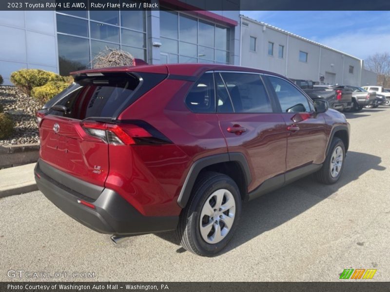 Ruby Flare Pearl / Black 2023 Toyota RAV4 LE AWD