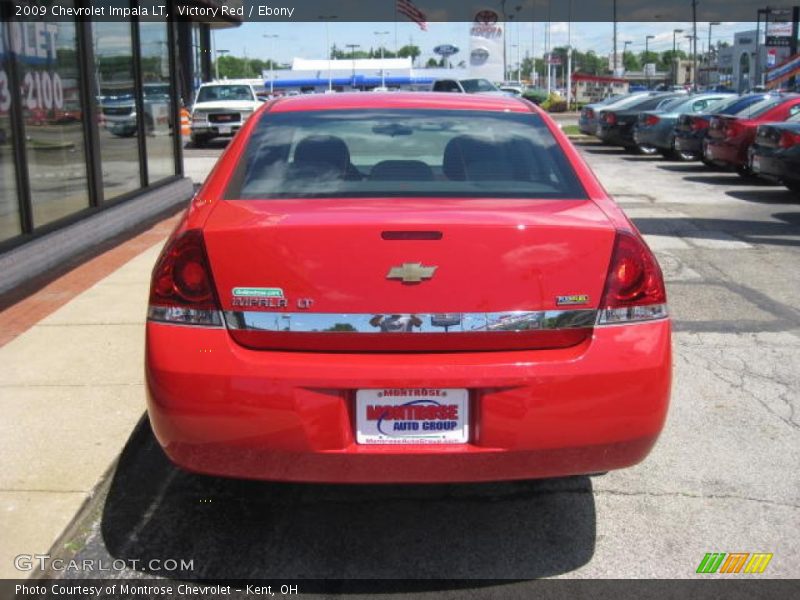 Victory Red / Ebony 2009 Chevrolet Impala LT