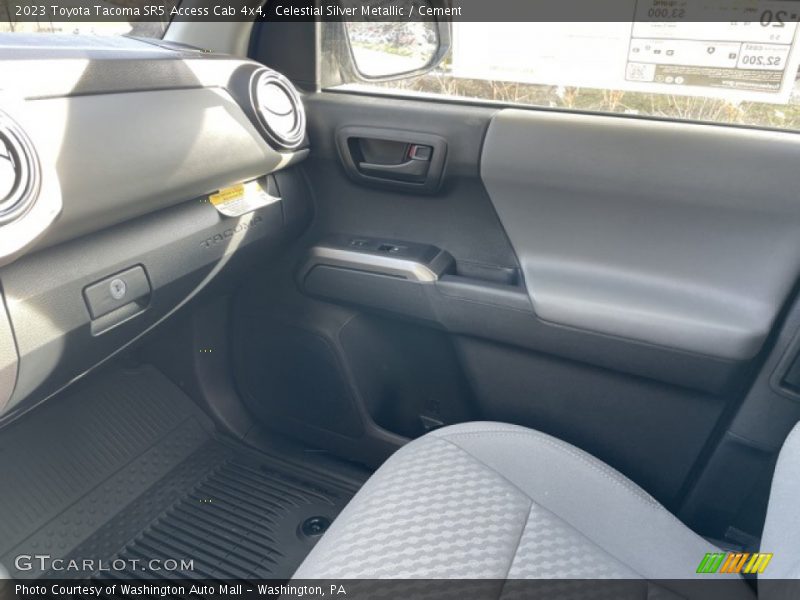 Celestial Silver Metallic / Cement 2023 Toyota Tacoma SR5 Access Cab 4x4