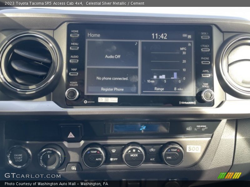 Controls of 2023 Tacoma SR5 Access Cab 4x4
