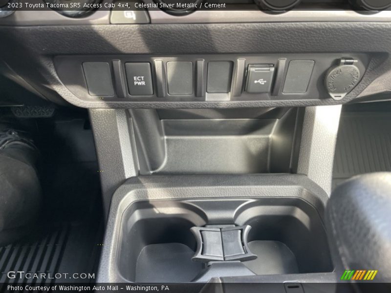 Celestial Silver Metallic / Cement 2023 Toyota Tacoma SR5 Access Cab 4x4