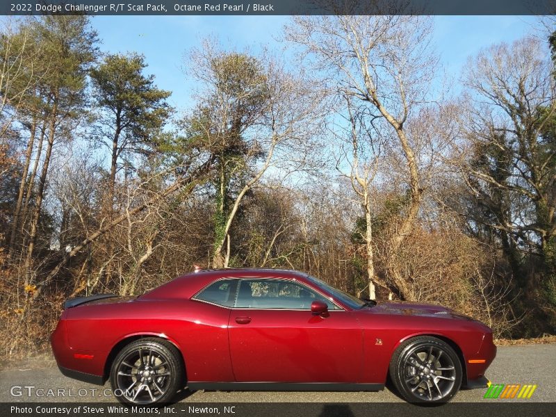Octane Red Pearl / Black 2022 Dodge Challenger R/T Scat Pack