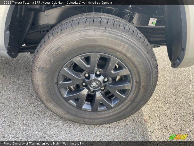 Celestial Silver Metallic / Cement 2023 Toyota Tacoma SR5 Access Cab 4x4