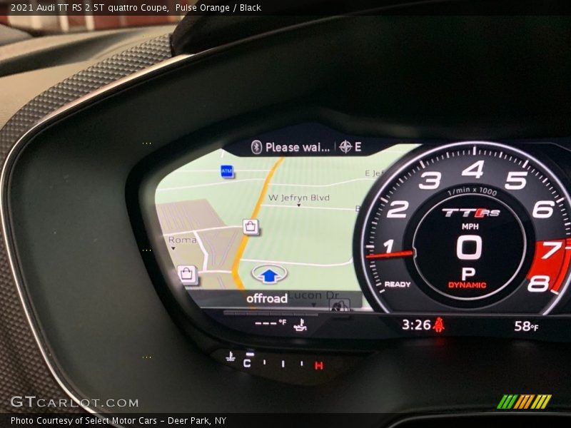  2021 TT RS 2.5T quattro Coupe RS 2.5T quattro Coupe Gauges