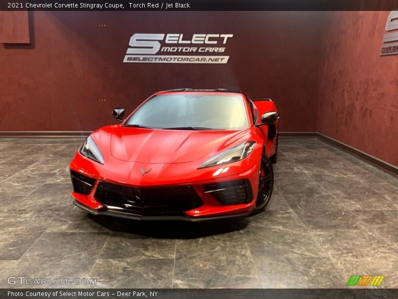 Torch Red / Jet Black 2021 Chevrolet Corvette Stingray Coupe
