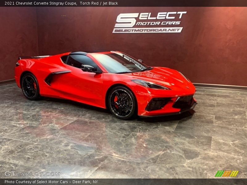 Torch Red / Jet Black 2021 Chevrolet Corvette Stingray Coupe