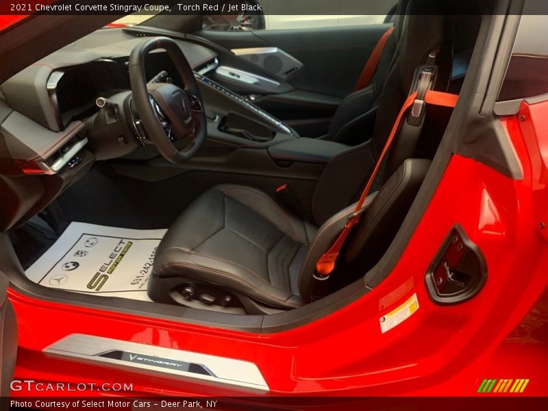 Torch Red / Jet Black 2021 Chevrolet Corvette Stingray Coupe