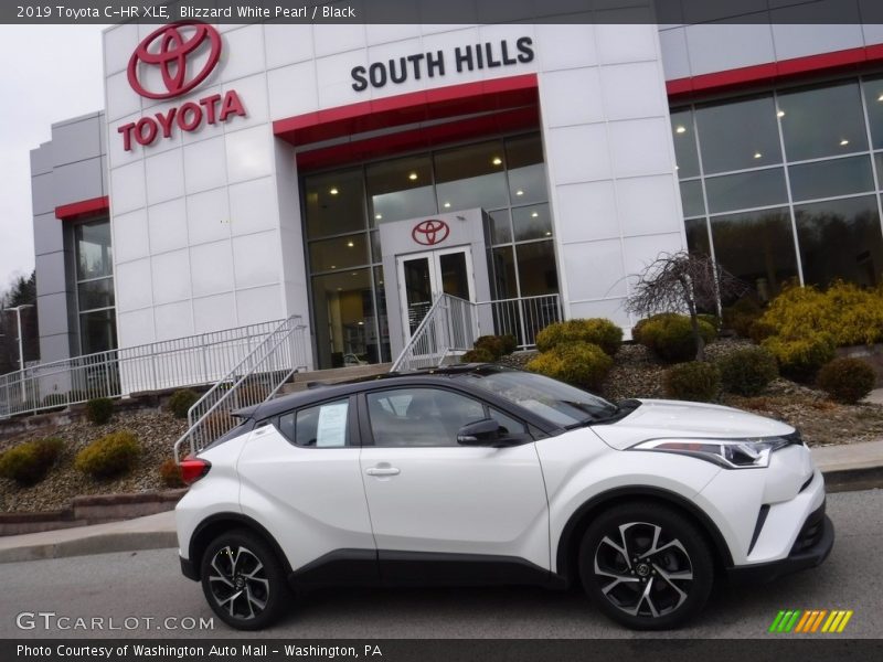 Blizzard White Pearl / Black 2019 Toyota C-HR XLE