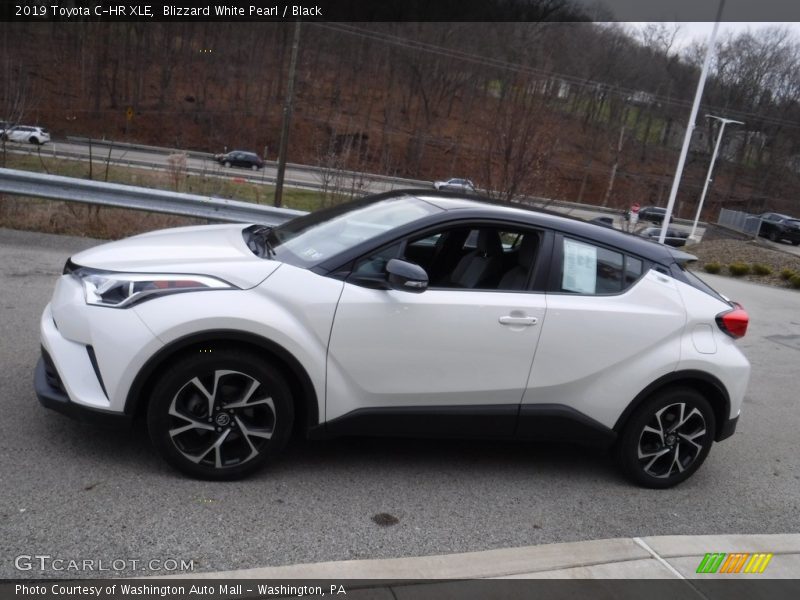 Blizzard White Pearl / Black 2019 Toyota C-HR XLE
