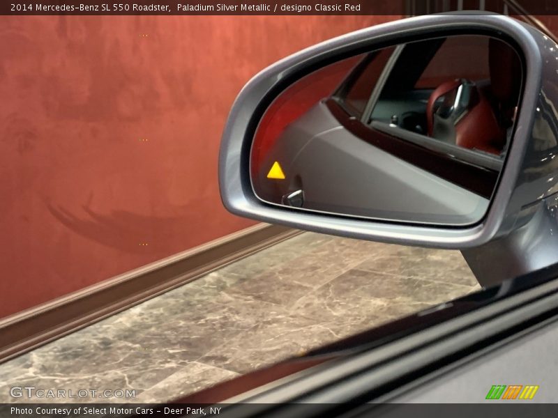 Paladium Silver Metallic / designo Classic Red 2014 Mercedes-Benz SL 550 Roadster
