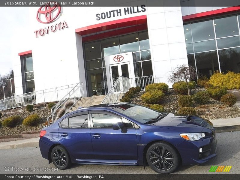 Lapis Blue Pearl / Carbon Black 2016 Subaru WRX