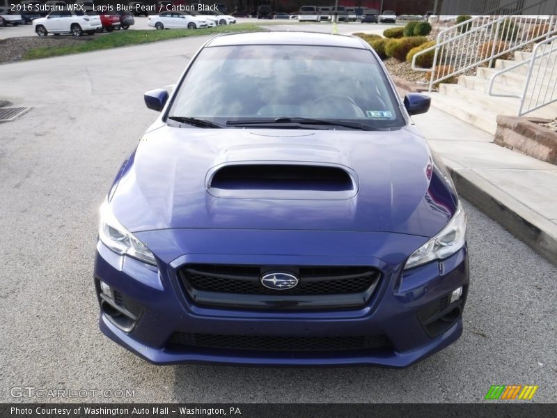 Lapis Blue Pearl / Carbon Black 2016 Subaru WRX