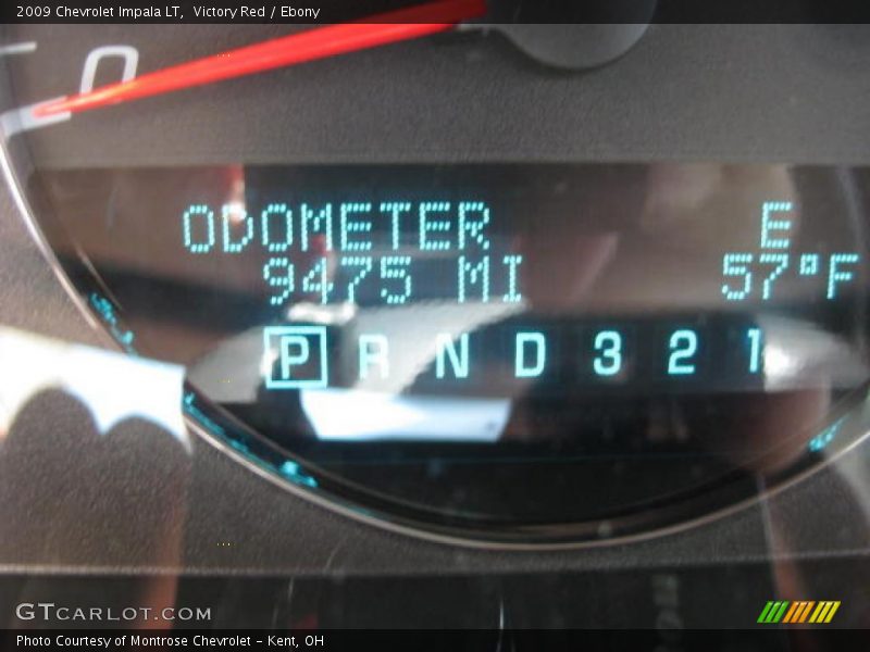 Victory Red / Ebony 2009 Chevrolet Impala LT