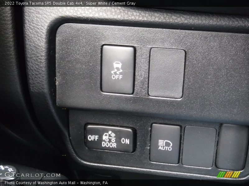 Super White / Cement Gray 2022 Toyota Tacoma SR5 Double Cab 4x4