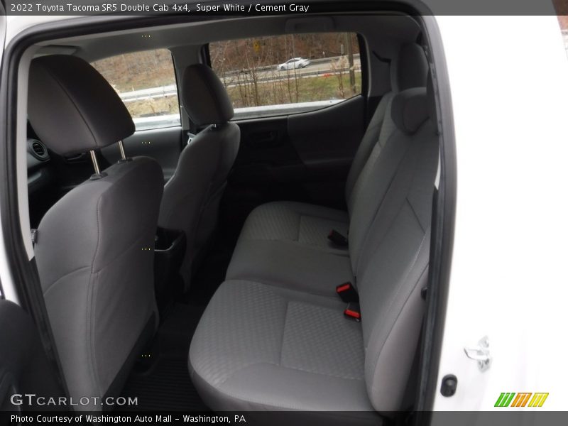 Rear Seat of 2022 Tacoma SR5 Double Cab 4x4