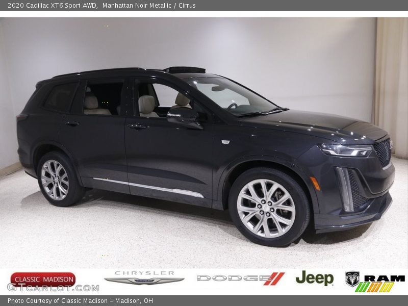 Manhattan Noir Metallic / Cirrus 2020 Cadillac XT6 Sport AWD