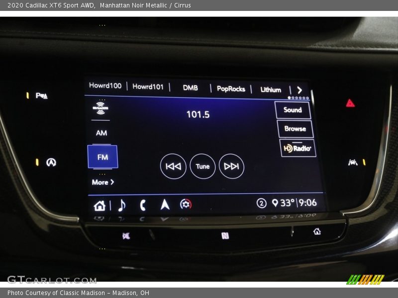 Manhattan Noir Metallic / Cirrus 2020 Cadillac XT6 Sport AWD