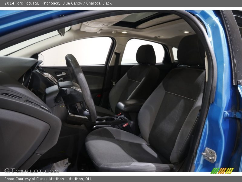 Blue Candy / Charcoal Black 2014 Ford Focus SE Hatchback