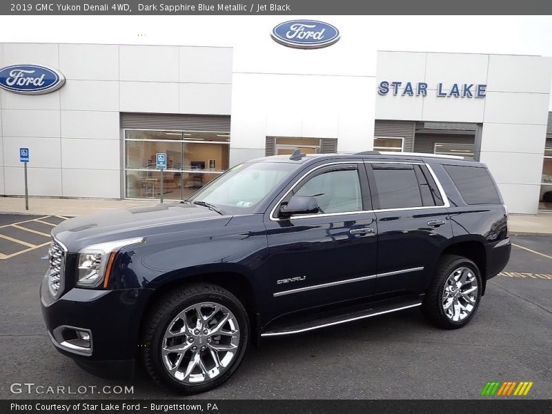 Dark Sapphire Blue Metallic / Jet Black 2019 GMC Yukon Denali 4WD
