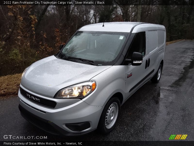 Silver Metallic / Black 2022 Ram ProMaster City Tradesman Cargo Van