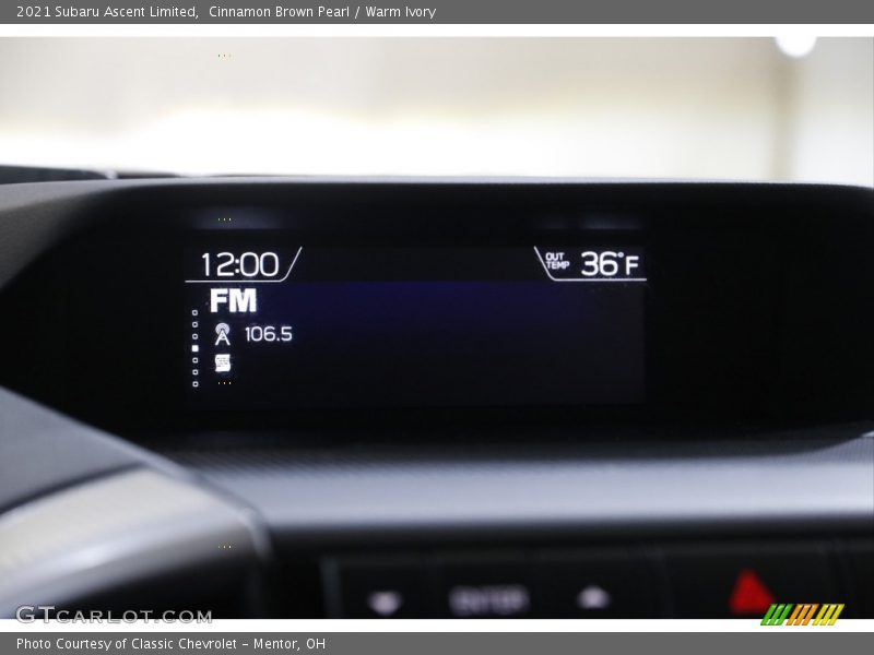 Cinnamon Brown Pearl / Warm Ivory 2021 Subaru Ascent Limited