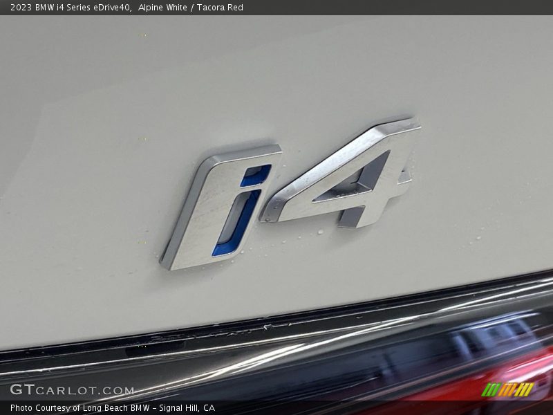 Alpine White / Tacora Red 2023 BMW i4 Series eDrive40