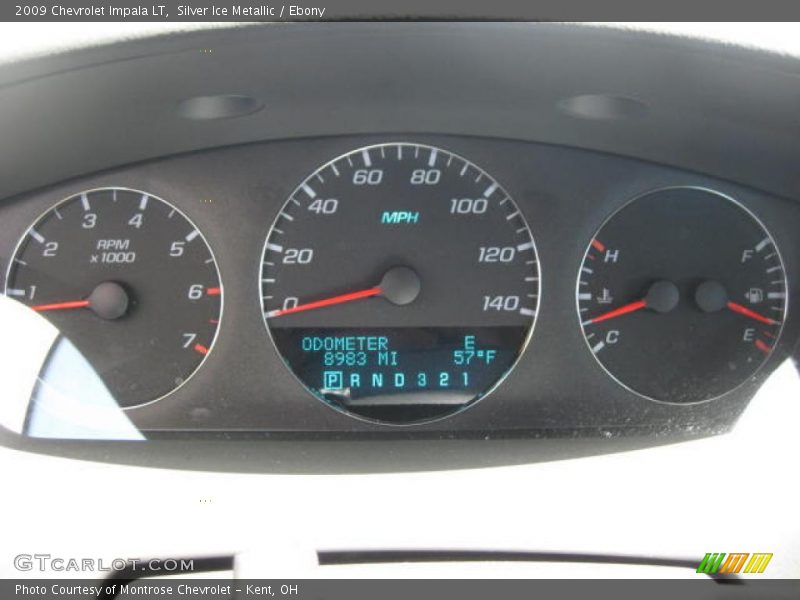 Silver Ice Metallic / Ebony 2009 Chevrolet Impala LT