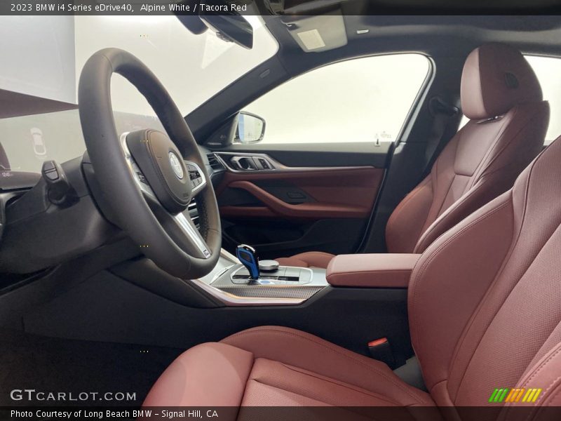 Alpine White / Tacora Red 2023 BMW i4 Series eDrive40