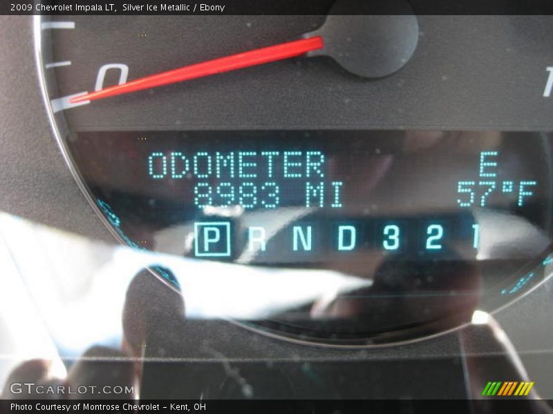 Silver Ice Metallic / Ebony 2009 Chevrolet Impala LT